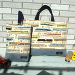 ☆再販☆新幹線 電車&ヒッコリー レッスンバッグ 上履き入れセット 男の子