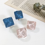 【再販】クラシックブルー♡春のシンプルピアス/イヤリング
