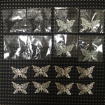 【16個】1個30円☆butterflyパーツ