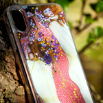【動く名画 グスタフクリムト 水蛇Ⅰ】 グリッターケース iPhone