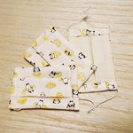 子供用ガーゼマスク★プリーツタイプ★パンダパン柄★