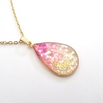 桜きらめくしずくネックレス