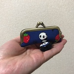 パンダ柄　印鑑ケース