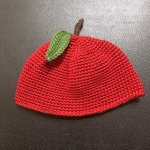 りんご帽子＊ベビーニット帽