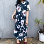 【LILY PRINT DRESS】color:white/black