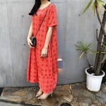 【LILY PRINT DRESS】color:white/black