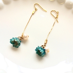 flower一粒ピアス、イヤリング