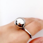 14mm ボールリング　シルバー