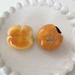 かじりかけ…♪パンのブローチ♡2点セット