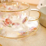 《フローラ》ティーカップ&ソーサー ペアセット