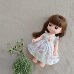 リバティ   メルちゃん   ソランちゃん   肩フリルワンピース   イルマ