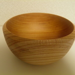 ケヤキのボウル 13㎝Φ13×6.4㎝　