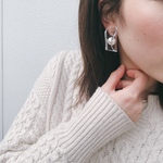 クリアパールピアス✳︎