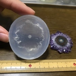 スライスアメジスト（鉱石モールド）鉱石レジン用シリコンモールド型