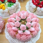 yumiko**フェルト☆miniカットMILKYマグネットケーキ♪