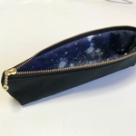 宇宙柄 スリムペンケース A帆布