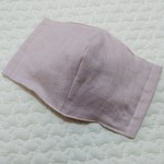【特大】大人用立体マスク＊ペールピンク無地＊