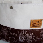 おとぎ話の森☆Ａ４トートバッグ☆帆布＆本革タグ
