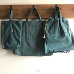 es様専用ギャラリー♡レッスンバッグ♡上履き入れ♡お着替え袋♡ターコイズ