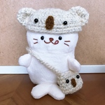 ぬいぐるみ☆コアラの帽子とバッグのセット