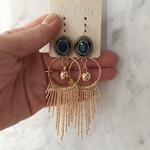 ゴージャスジャラジャラピアス
