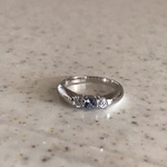 ❤︎ ≪タンザナイト×ダイヤモンドシルバー925≫天然石リング【タンザナイト×ダイヤモンド】❤︎