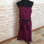 2Lサイズ 大人 ボルドー エプロン