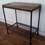 【iron wood stool(ｽﾊﾟｲﾗﾙtype)】送料無料！