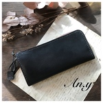 【j様オーダー品】栃木レザーラウンドファスナーオイルバケッタBlack
