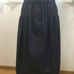 再コットンデニム ・バルーンスカート