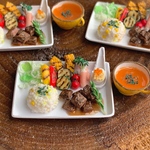 カフェプレート〜ちょっと贅沢にサイコロステーキ〜