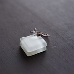 アクアマリン　メテオールリング　SILVER925