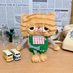 チビながネコやん-202(トラ猫・しっぽ付き・サロペット)