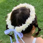 子ども用 花かんむり ホワイト
