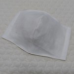 予約販売【特大】大人用立体マスク＊オフホワイト無地＊