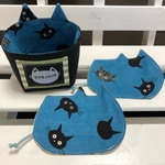 小物入れ コースター  cat  SALE！！