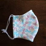 ノーズワイヤー入りダブルガーゼマスク リボン(大)