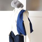 ワンハンドルバケツバッグ（ink blue）