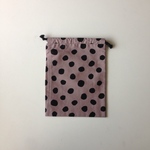 きんちゃく L           cocoa×black dot