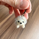 ミニマムハリネズミの羊毛ピアス♡