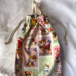レトロアニマル　上履き入れ　袋　巾着①