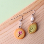 【春めくスイーツ♪】桜クッキー の ピアス