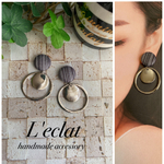 handmadeサージカルステンレスピアス◇イヤリング