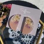 ハーフムーン✿ピアス ボタニカル