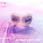 KILLERLADYイヤリング/パープル