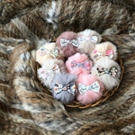 ♡mさまオーダー品♡もふリボンヘアゴム♡