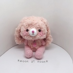 【2月vol.2】ピンクのたれ耳うさぎのあみぐるみ