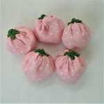 苺みたいなお手玉　 ピンク　5個セット