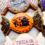 ③ハロウィンクッキーブローチ