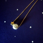 再販☆星空スマイル☆ネックレス